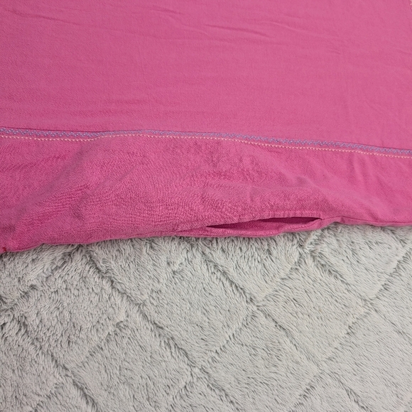 Xirena Dress Womens M Pink Villa Vida Shift V Neck Embroidery Above Knee - Picture 4 of 9